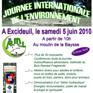 Journée Internationale de l'Environnement - Tract de l'évènement.
