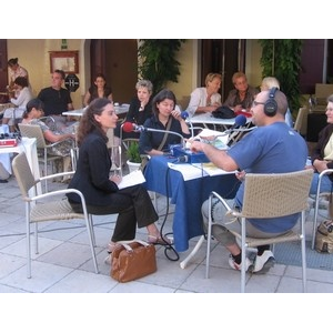Table Ronde, suite - Frédérique Added est intervenue pour parler de la FAVA et des étudiants américains en master-class.