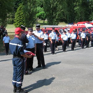 Promotion - Le sergent Grimaud est passé au grade supérieur et est désormais sergent-chef.