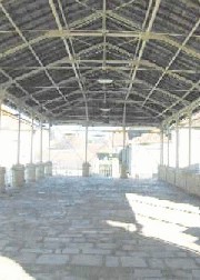 Intérieur de la halle