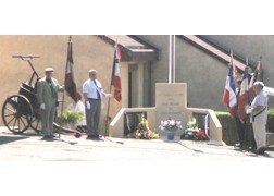 Inauguration stèle pompiers