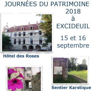 Journées du patrimoine 2018 Excideuil
