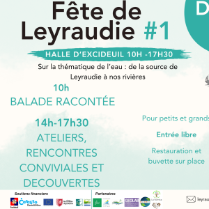 Affiche fête de Leyraudie #1