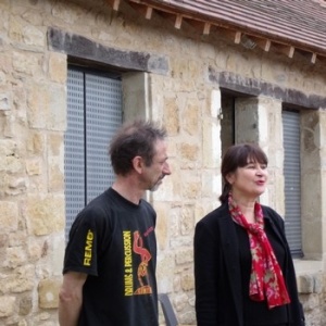 Vernissage - Dominique Le Lan Tallet a présenté l'artiste au public.